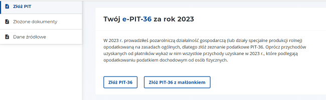 PIT dla przedsiębiorcy