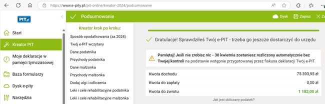 Sprawdź PIT za 2024