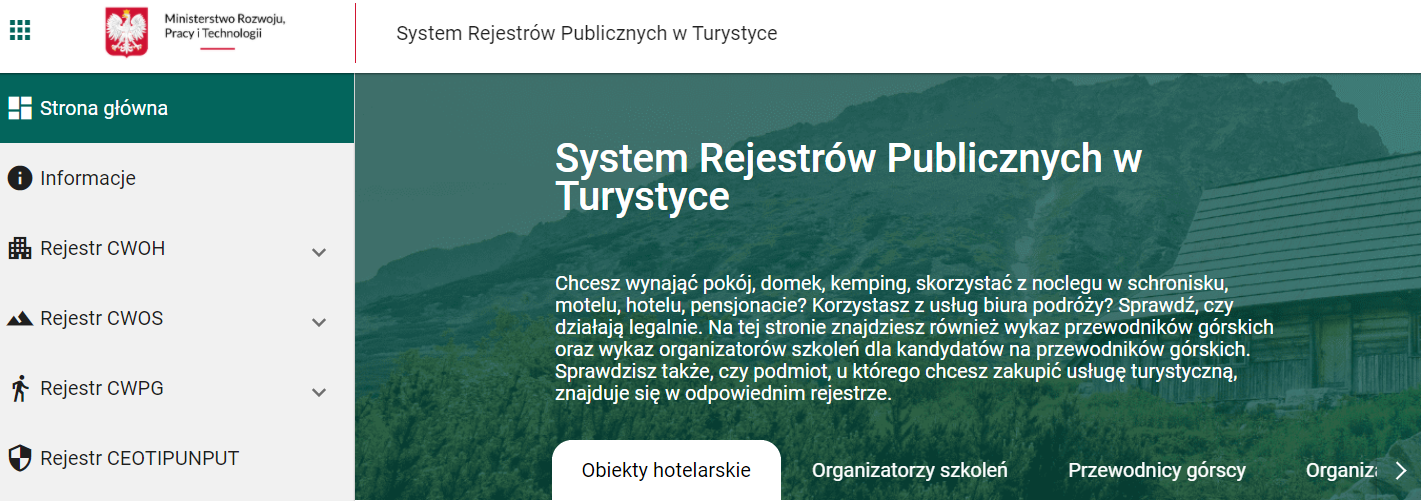 Wykaz obiektów uznających Polskie Bony Turystyczne