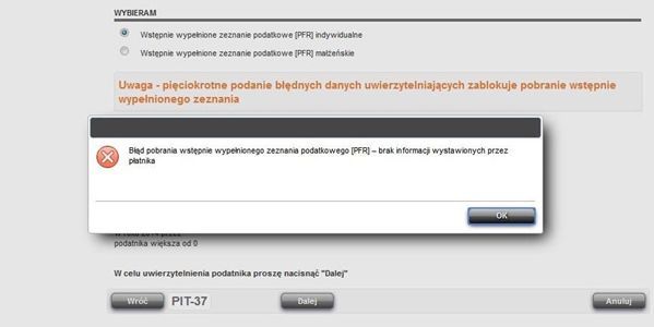 MF rozliczy za Ciebie PIT-37