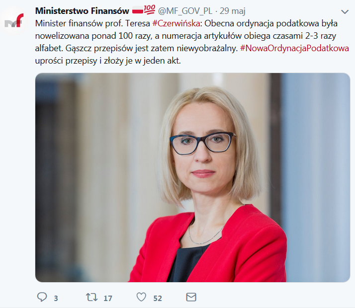Minister Czerwińska o nowej Ordynacji Podatkowej