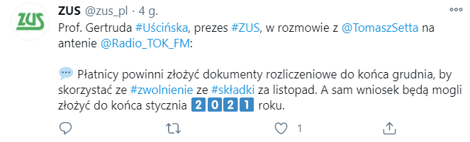 Zwolnienie z ZUS - ważne dokumenty rozliczeniowe