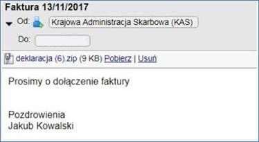 Fałszywe maile od skarbówki w sprawie deklaracji podatkowych