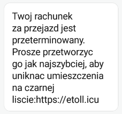 Fałszywe smsy