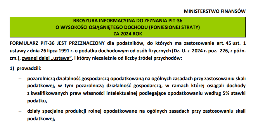 PIT-36. Broszura MF