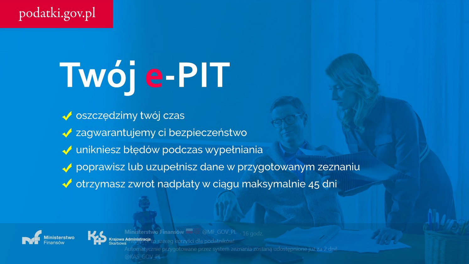 16 mln PIT-ów rozliczonych przez Internet. To kolejny rekordowy rok i sukces usługi Twój e-PIT ...