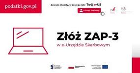 Zgłoszenie aktualizacyjne ZAP-3 złożysz przez e-Urząd Skarbowy
