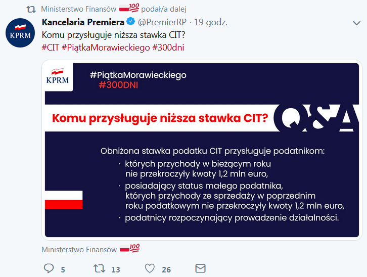 Wyższy Limit Uprawniający Do Korzystania Z 9 Proc. Stawki CIT W 2020 ...