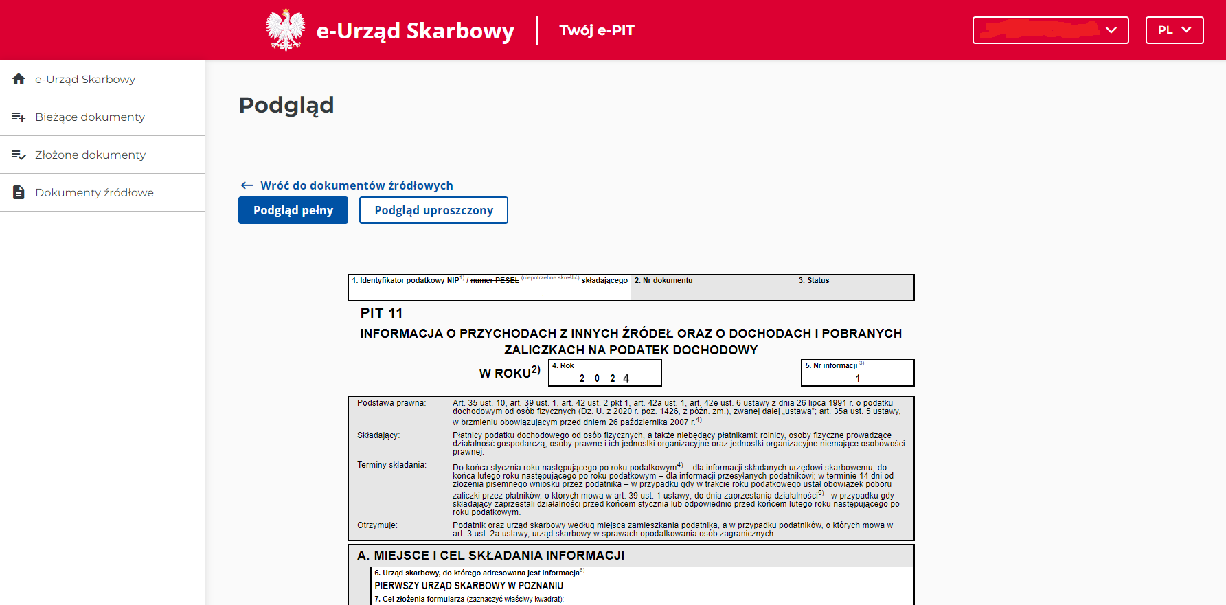 PIT-11 zajdziesz w Tw&oacute;j e-PIT