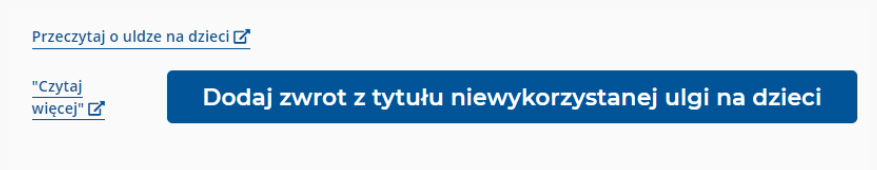 Tw&oacute;j e-PIT - zwrot niewykorzystanej części ulgi