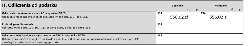 Ulga na dziecko w PIT-37 żony