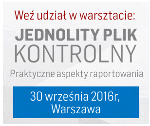 Warsztaty: JPK - praktyczne aspekty raportowania