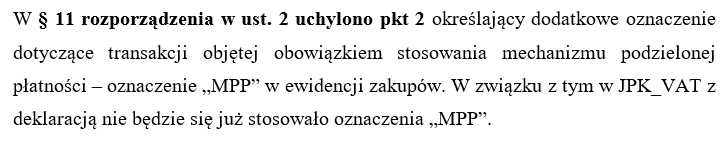 Oznaczenia MPP od 1 lipca 2021