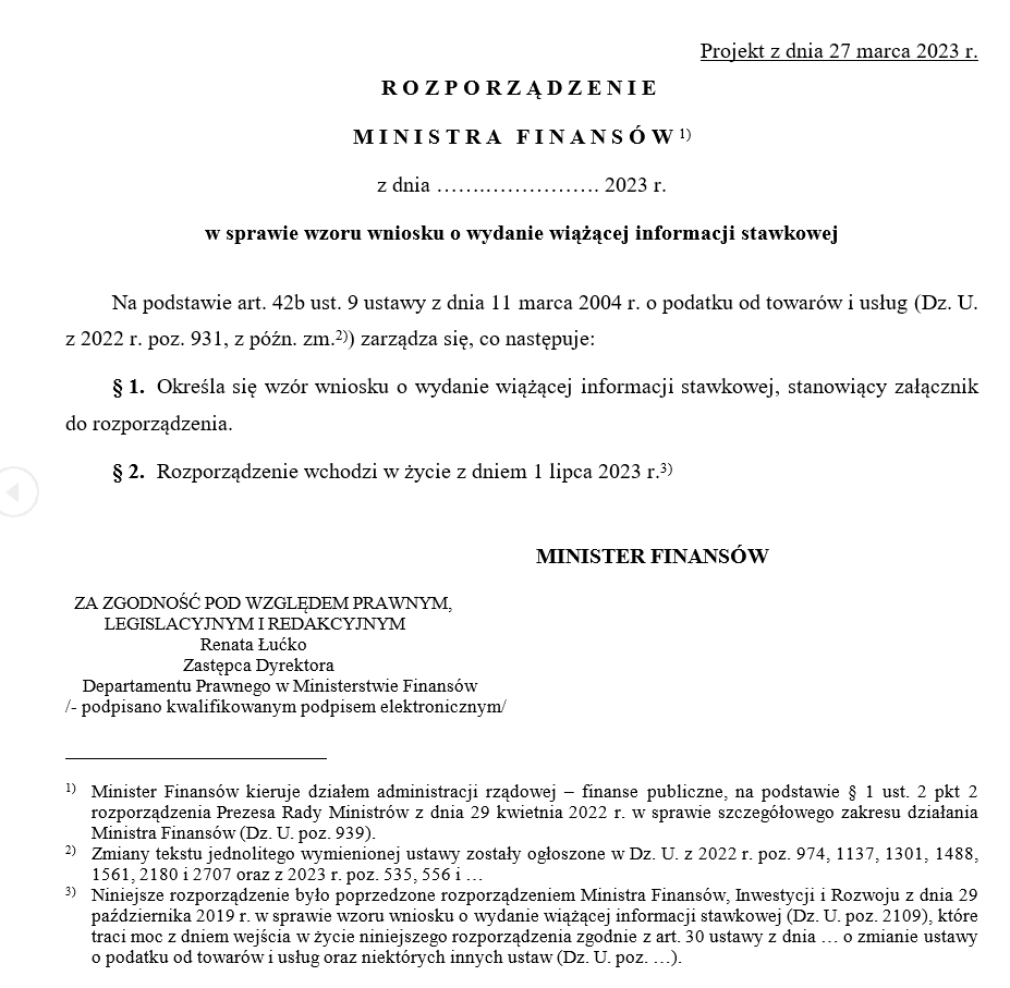 Nowy wzór wniosku o wydanie WIS od 1 lipca 2023