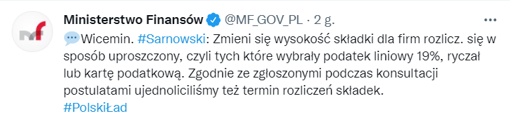 Ujednolicony termin płatności ZUS. Polski Ład