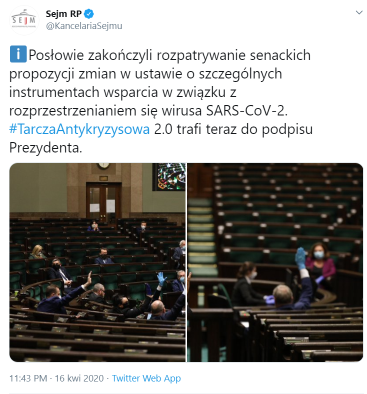 Posłowie odrzucili poprawki Senatu