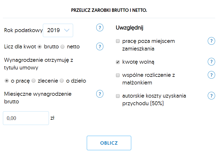 graduate School West Juggling Kalkulator wynagrodzeń październik – grudzień 2019 - PIT.pl