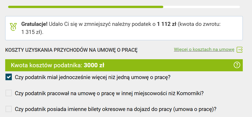 Samotne rozliczenie z dzieckiem - krok 8