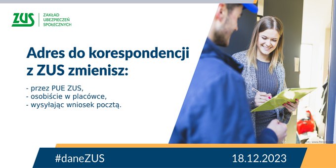 Aktualizacja danych w ZUS