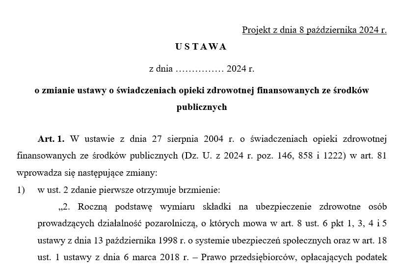 Składka zdrowotna. Szybkie zmiany 2025