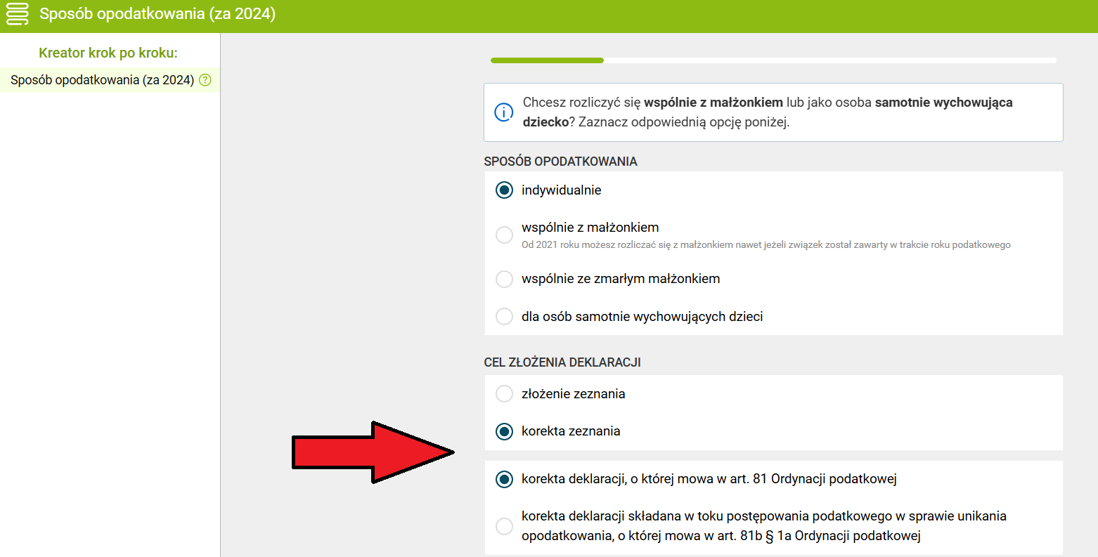 Korekta deklaracji PIT